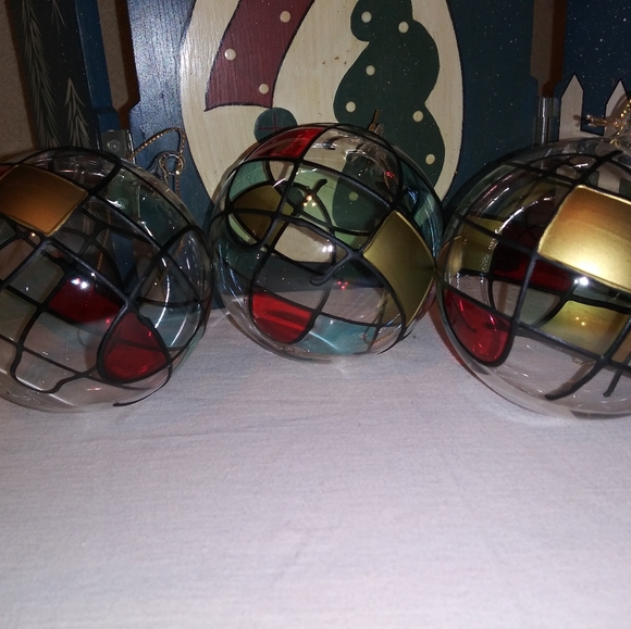 Vintage Silvestri blown glass tree ornaments. - Picture 6 of 8